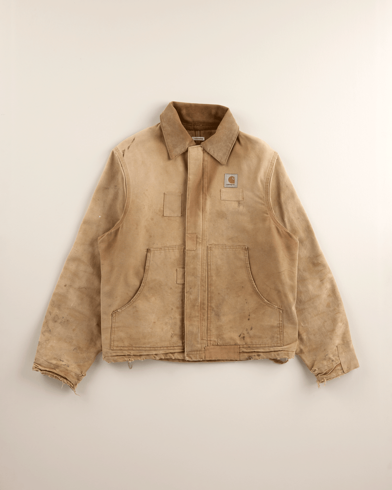 1990s Tan Duck Traditional Coat - Medium