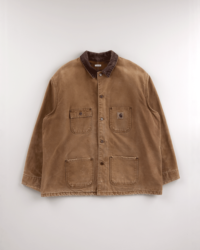 1990s Tan Duck Unlined Chore Coat - Extra Large