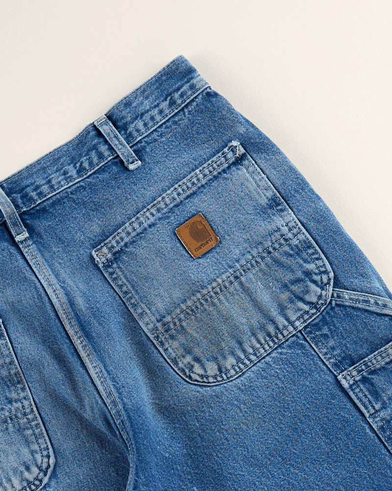 2000s Medium Denim Single Knee Pant - 34X30