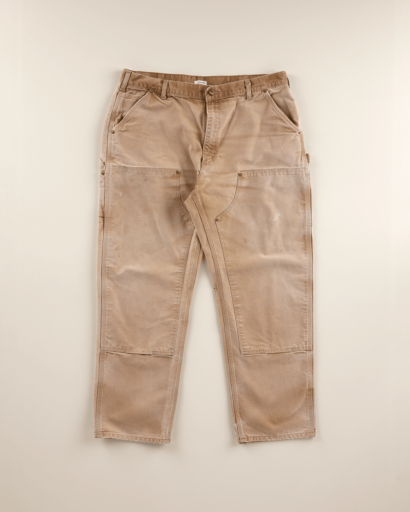 2010s Tan Duck Double Knee Pant - 38X29