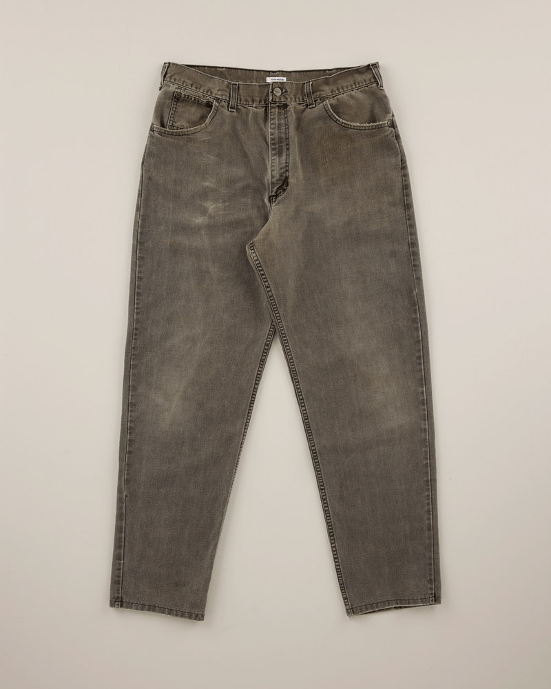 2010s Olive Lightweight Canvas Single Knee Pant - 33X31