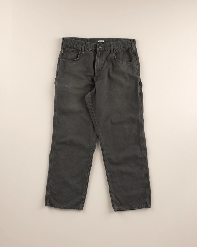 2010s Olive Lightweight Canvas Single Knee Pant - 33X29