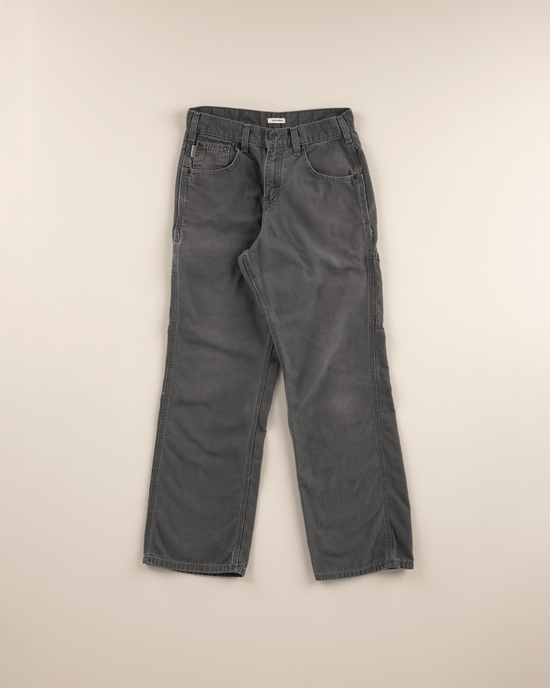 2010s Olive Lightweight Canvas Single Knee Pant - 27X29
