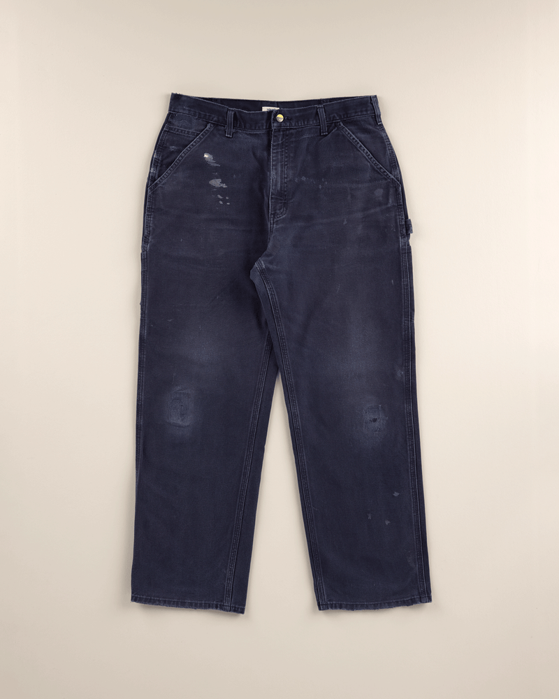2010s Navy Duck Single Knee Pant - 34X30
