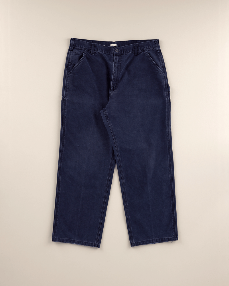 2000s Navy Duck Single Knee Pant - 36X29