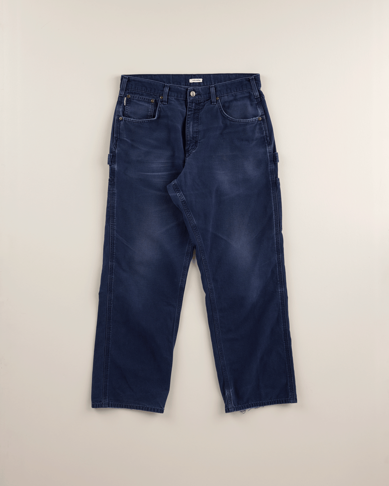 2010s Navy Lightweight Canvas Single Knee Pant - 34X29