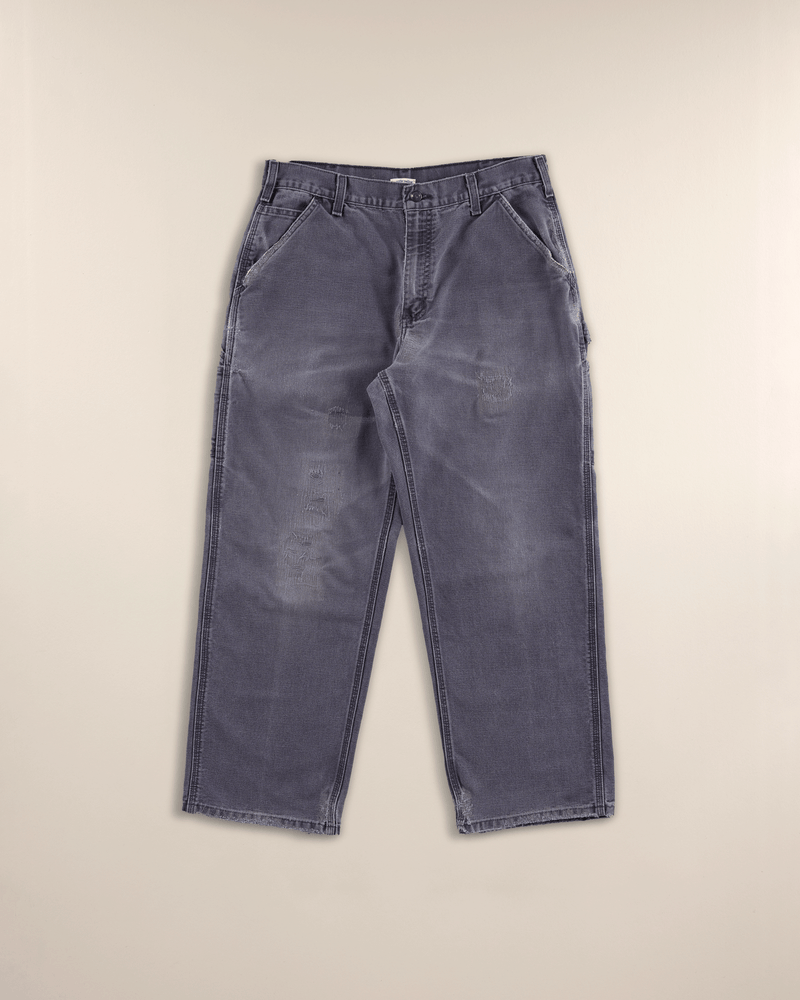 2000s Navy Duck Single Knee Pant - 32X28
