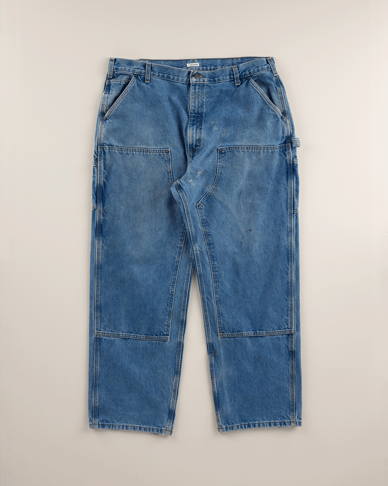 2010s Medium Denim Double Knee Pant - 40X31