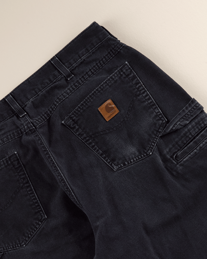 2010s Lightweight Canvas Black Single Knee Pant - 34X32
