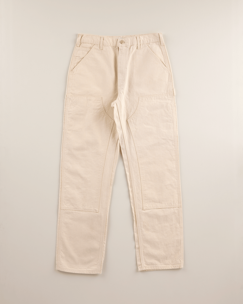 2000s Off White Drill Double Knee Pant - 33X33