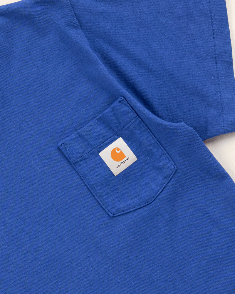 1990s Blue Pocket Tee - Extra Small