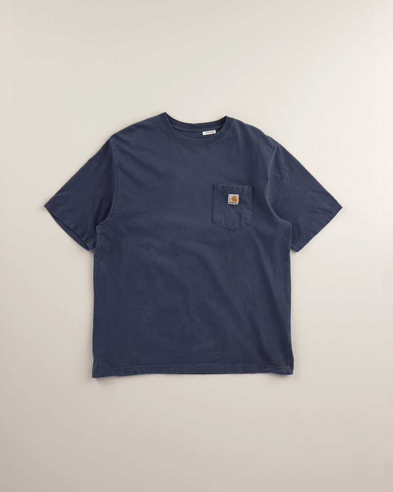2010s Blue Pocket Tee - Medium