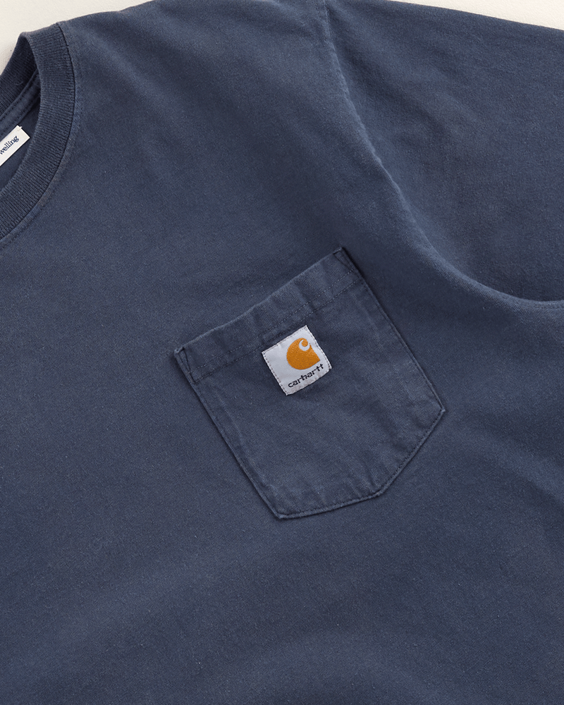 2010s Blue Pocket Tee - Medium