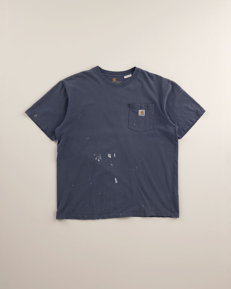 2000s Blue Pocket Tee - Medium