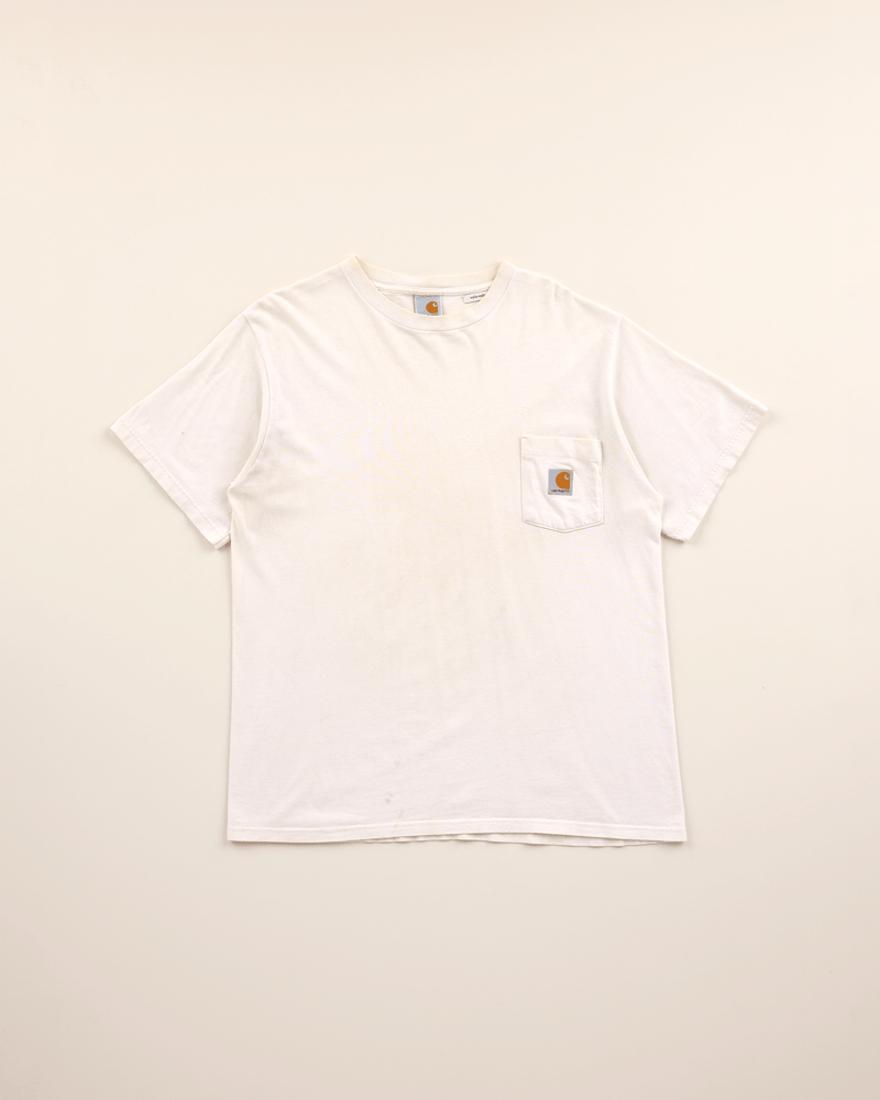 1990s Natural Pocket Tee - Medium