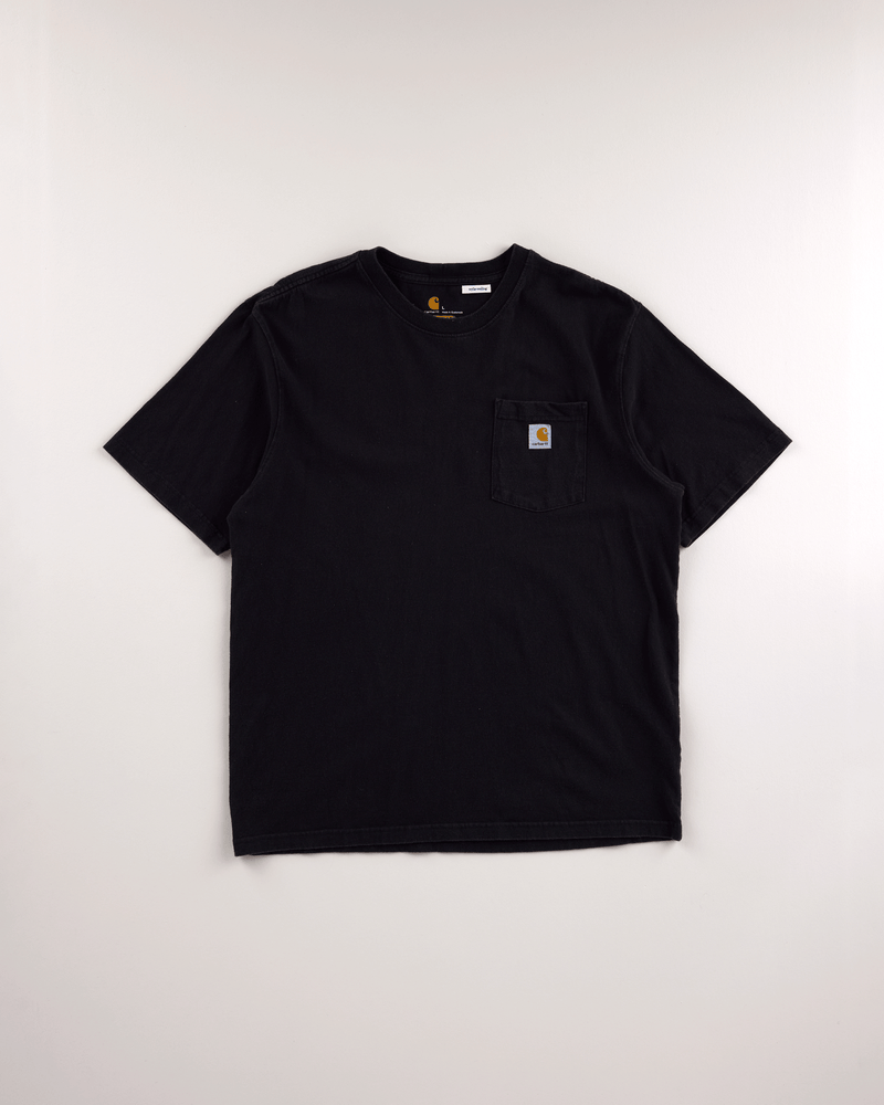2010s Black Pocket Tee - Large