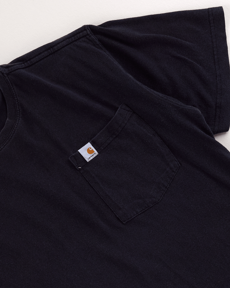 2010s Black Pocket Tee - Small