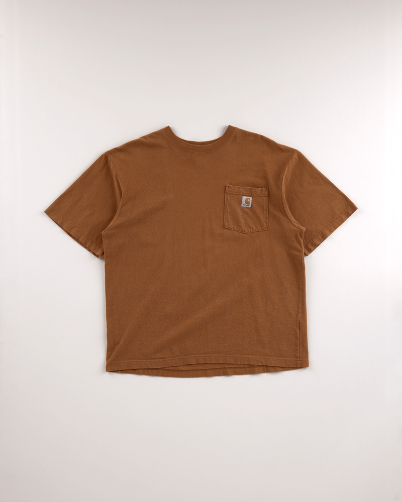 2010s Tan Pocket Tee - Medium