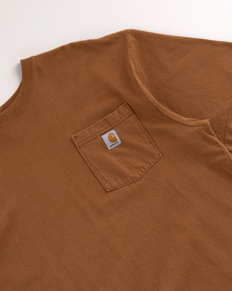 2010s Tan Pocket Tee - Medium