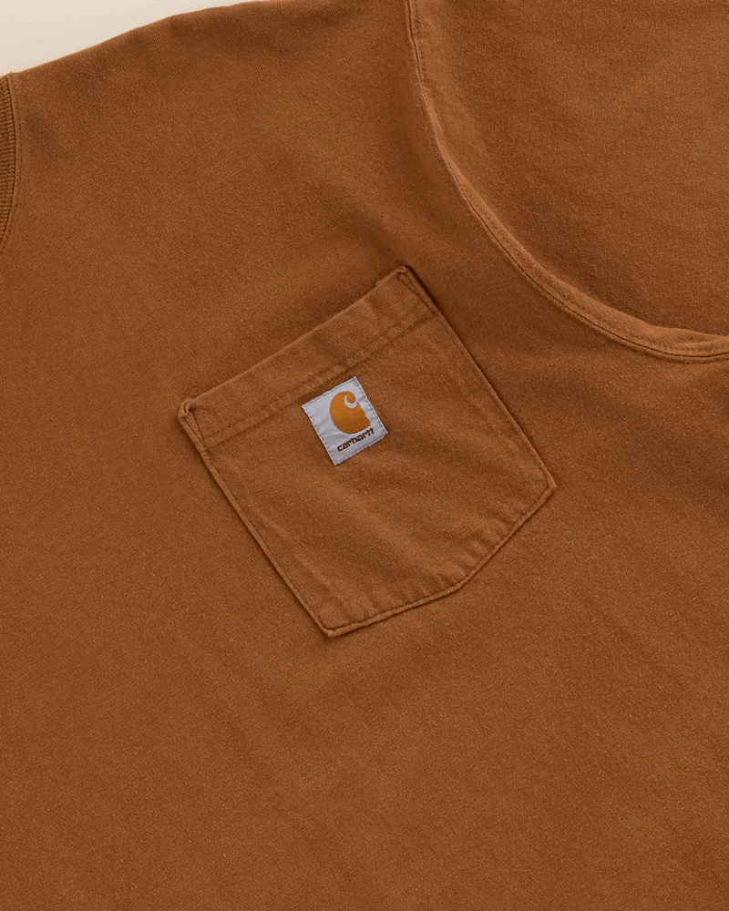 2010s Tan Pocket Tee - Medium