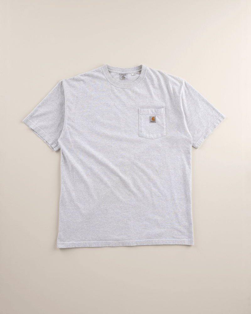 2000s Grey Pocket Tee - Large
