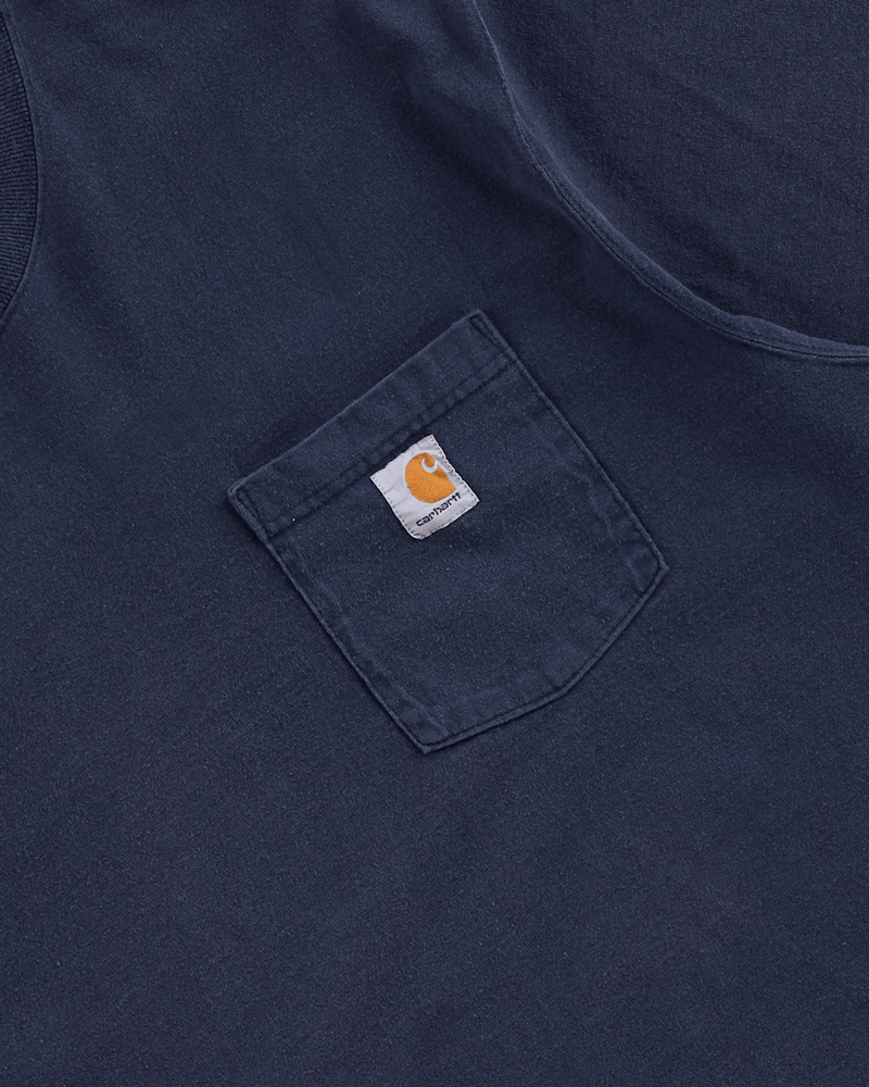 2010s Navy Pocket Tee - Extra Large