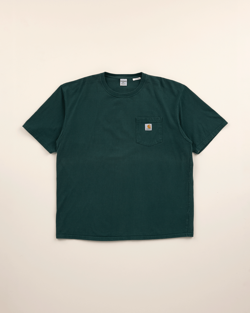 2000s Forest Green Pocket Tee - Extra Large