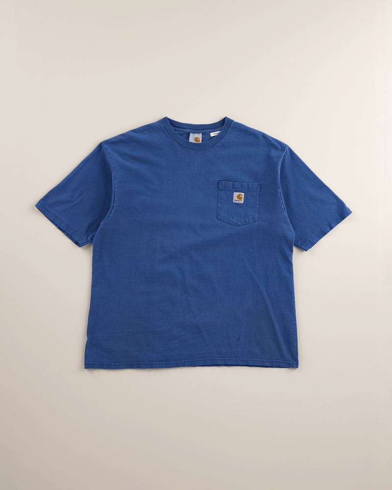 1990s Blue Pocket Tee - Medium