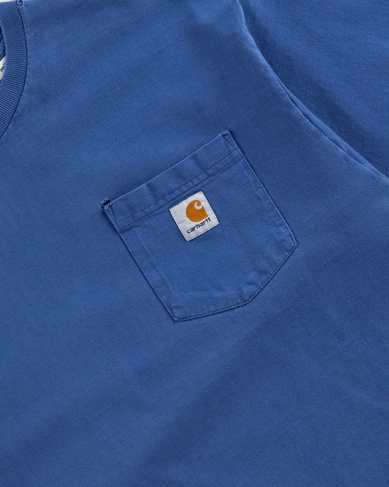 1990s Blue Pocket Tee - Medium