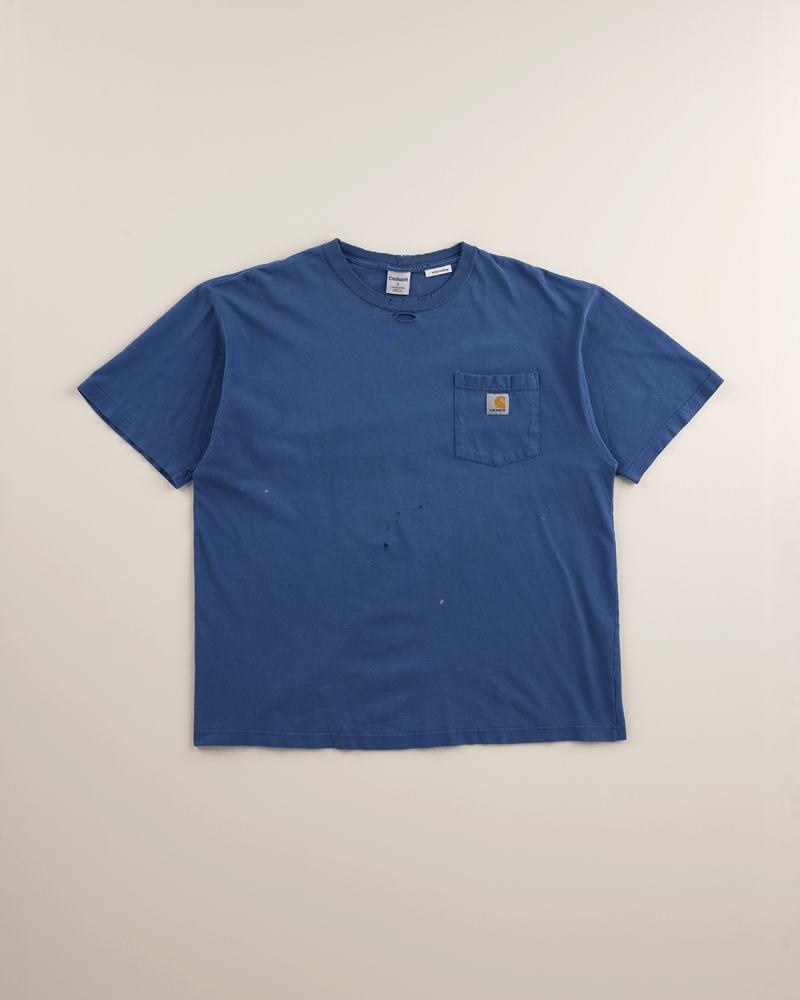 2000s Blue Pocket Tee - Large