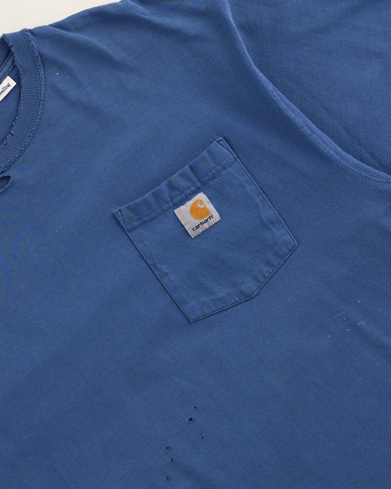 2000s Blue Pocket Tee - Large