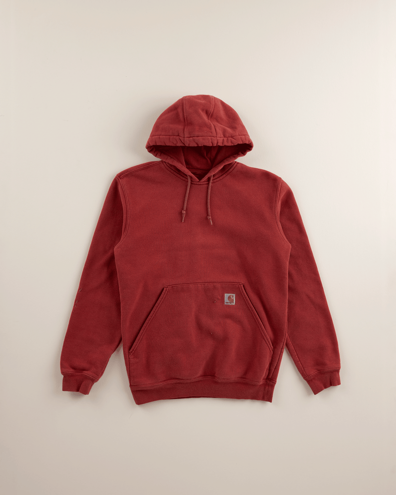 2010s Red Pullover Hoodie - Small