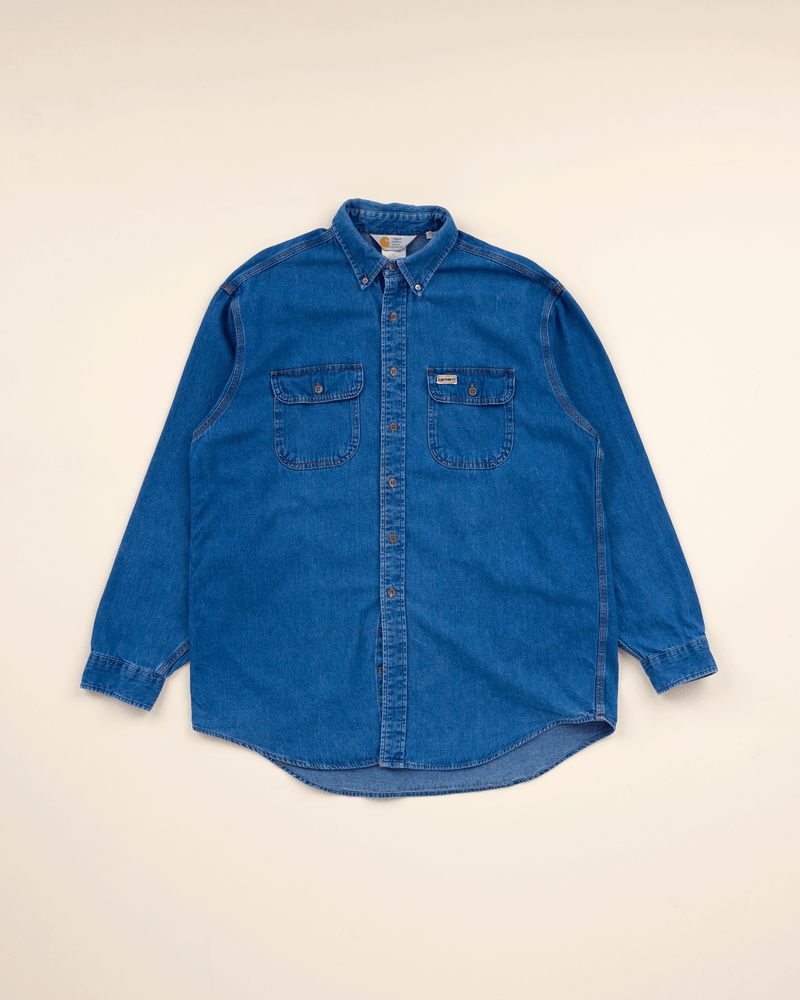 1990s Medium Denim Shirt - Large