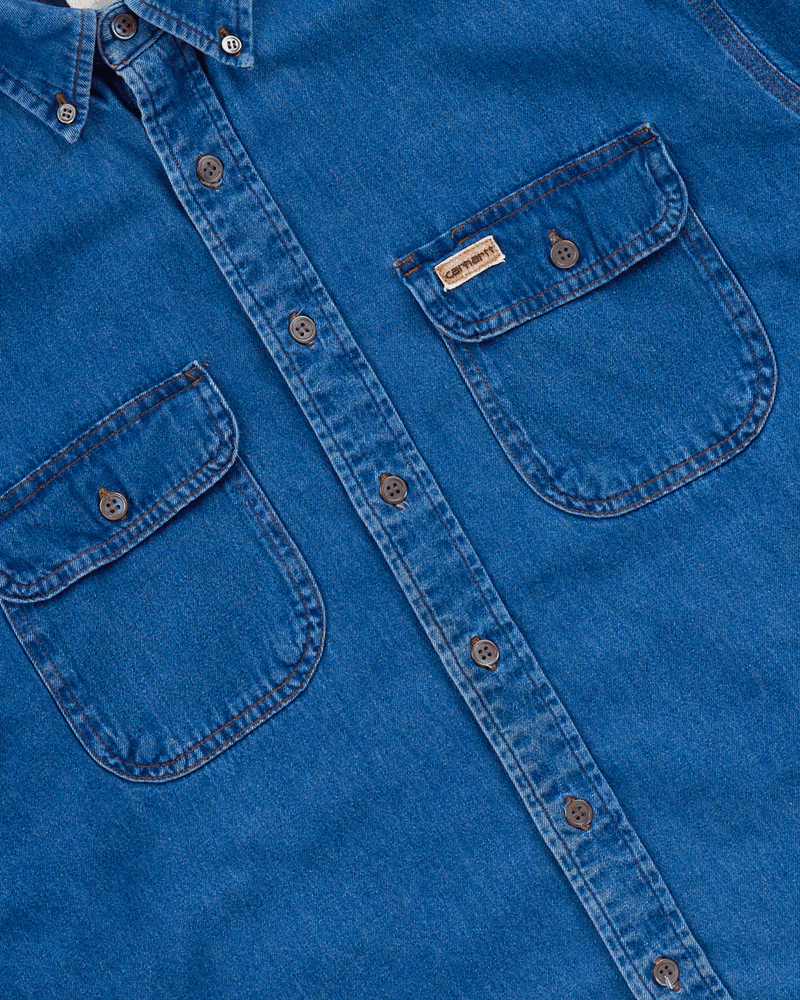 1990s Medium Denim Shirt - Large