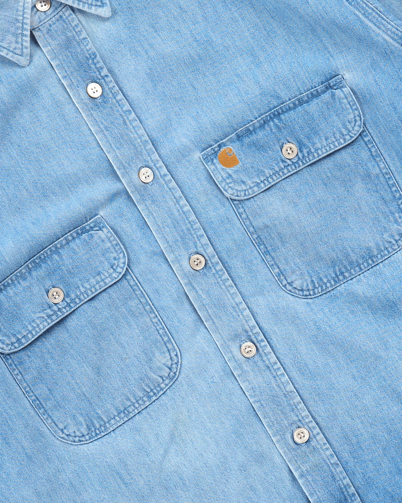 1990s Light Denim Shirt - Extra Large