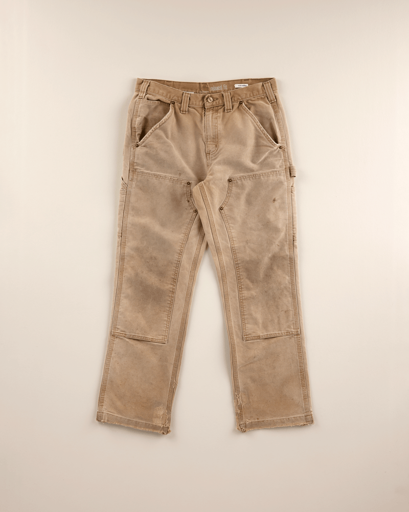 2010s Tan Duck Double Knee Pant - 30X29