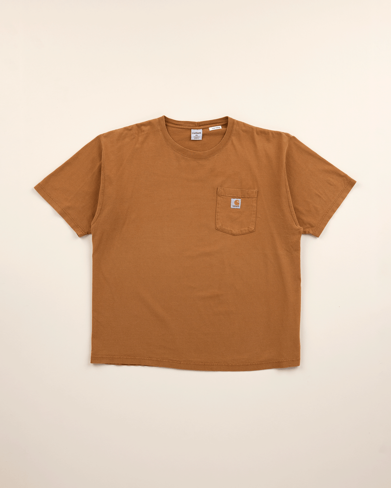 2000s Tan Pocket Tee - Extra Large