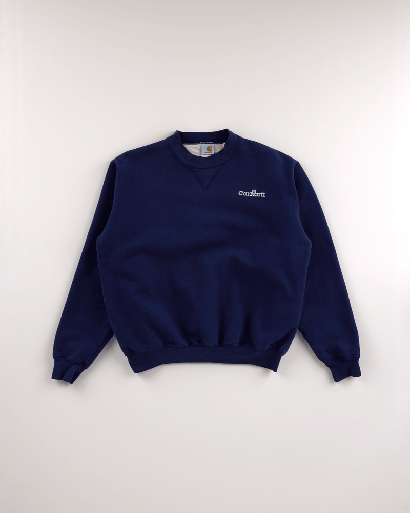 2000s Navy Crew Sweatshirt - Large