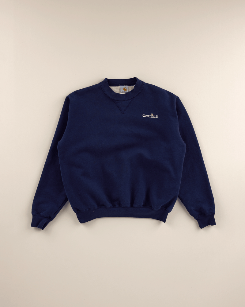 2000s Navy Crew Sweatshirt - Large