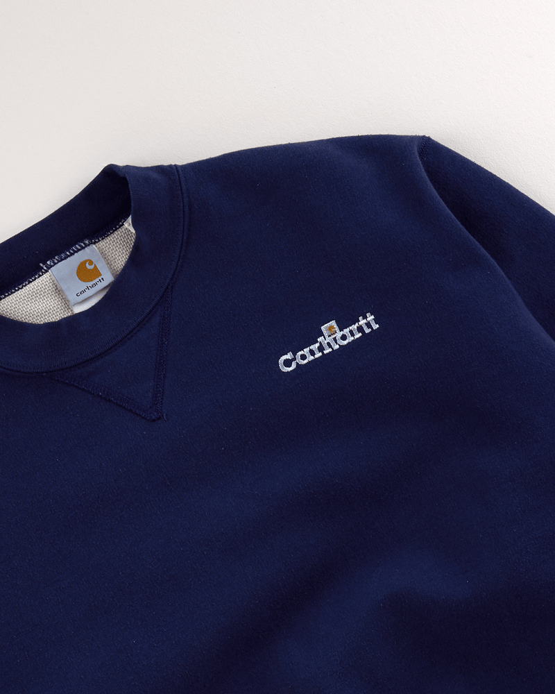 2000s Navy Crew Sweatshirt - Large