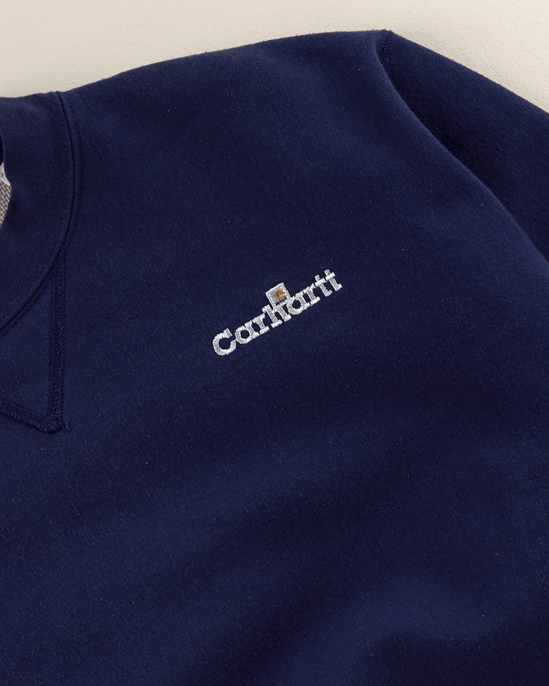 2000s Navy Crew Sweatshirt - Large