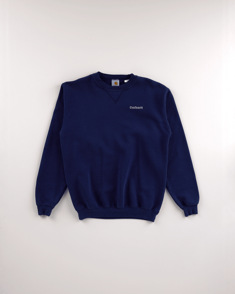 2000s Navy Crew Sweatshirt - Small