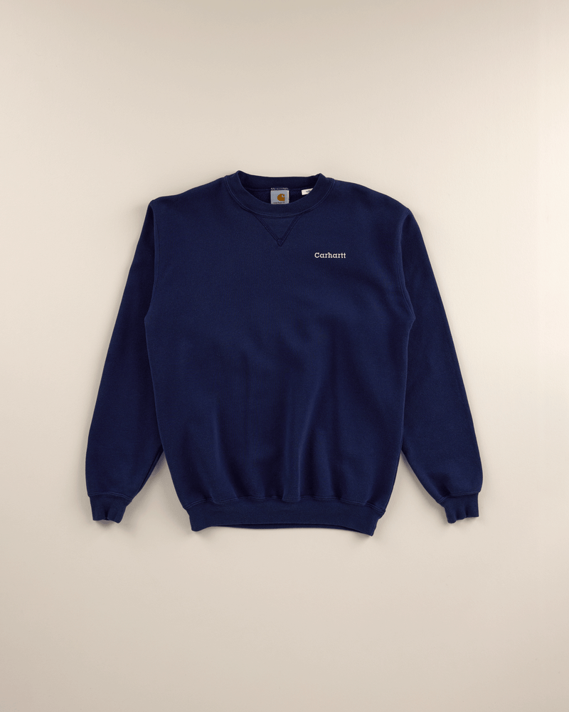 2000s Navy Crew Sweatshirt - Small