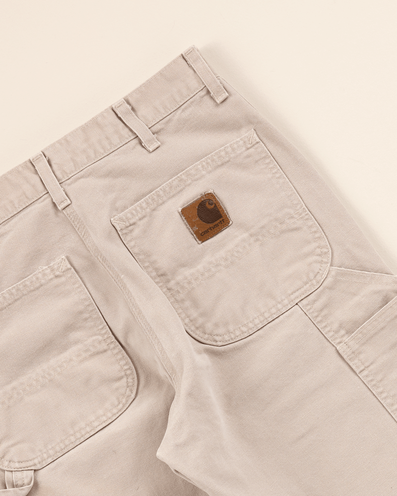 1990s Taupe Duck Single Knee Pant - 31x29
