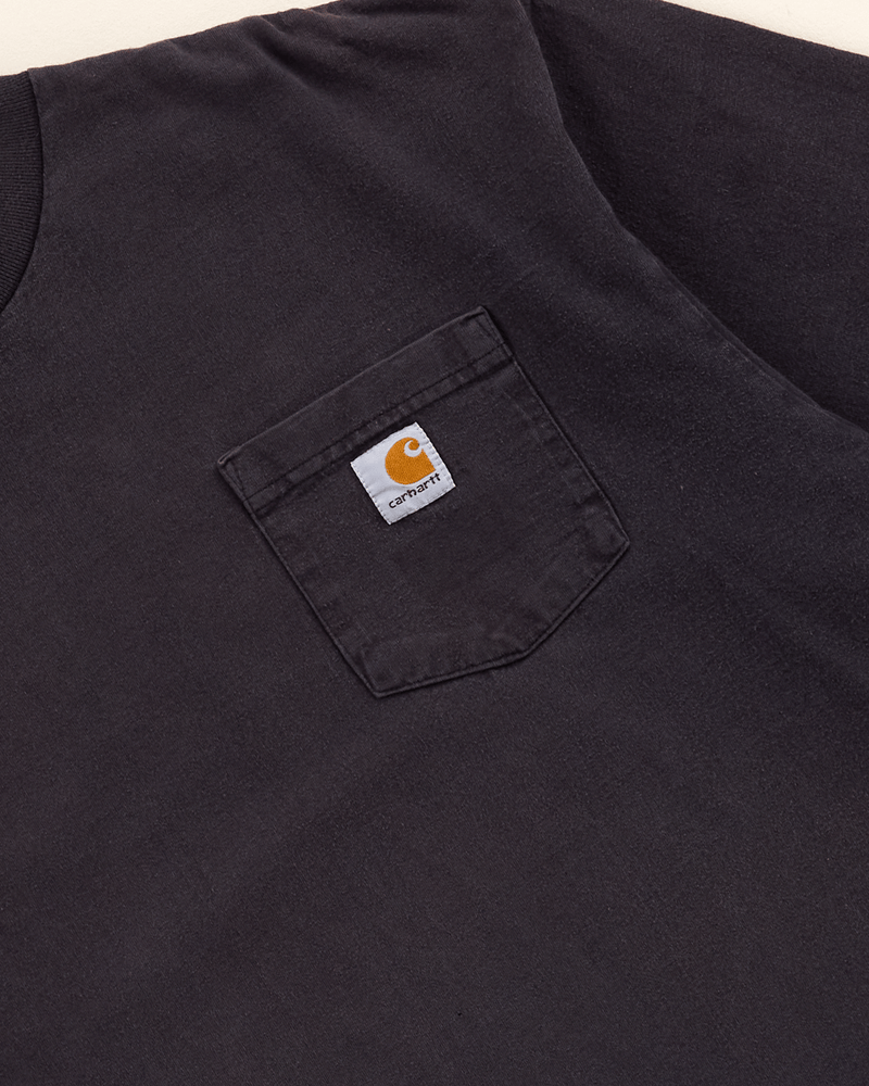 2000s Black Pocket Tee - Medium