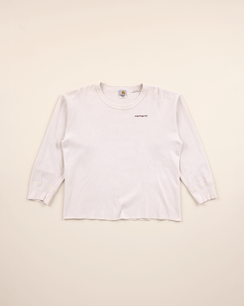2000s Off White Thermal Tee - XXL