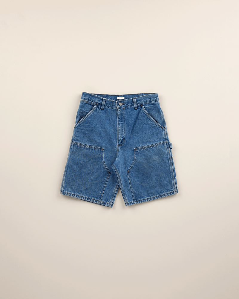 2000s Medium Denim Double Knee Shorts - 31