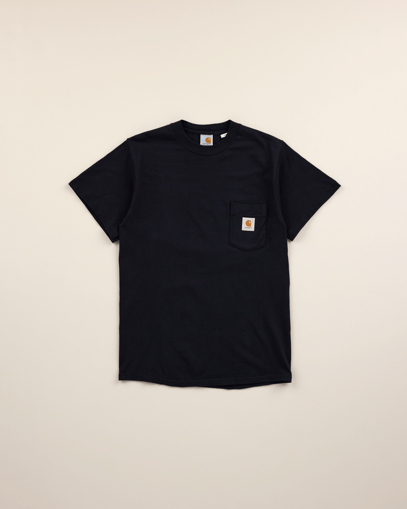 1990s Black Pocket Tee - Extra Small