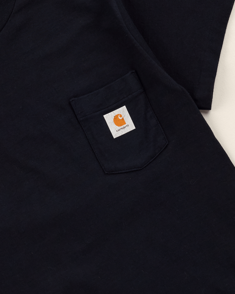 1990s Black Pocket Tee - Extra Small