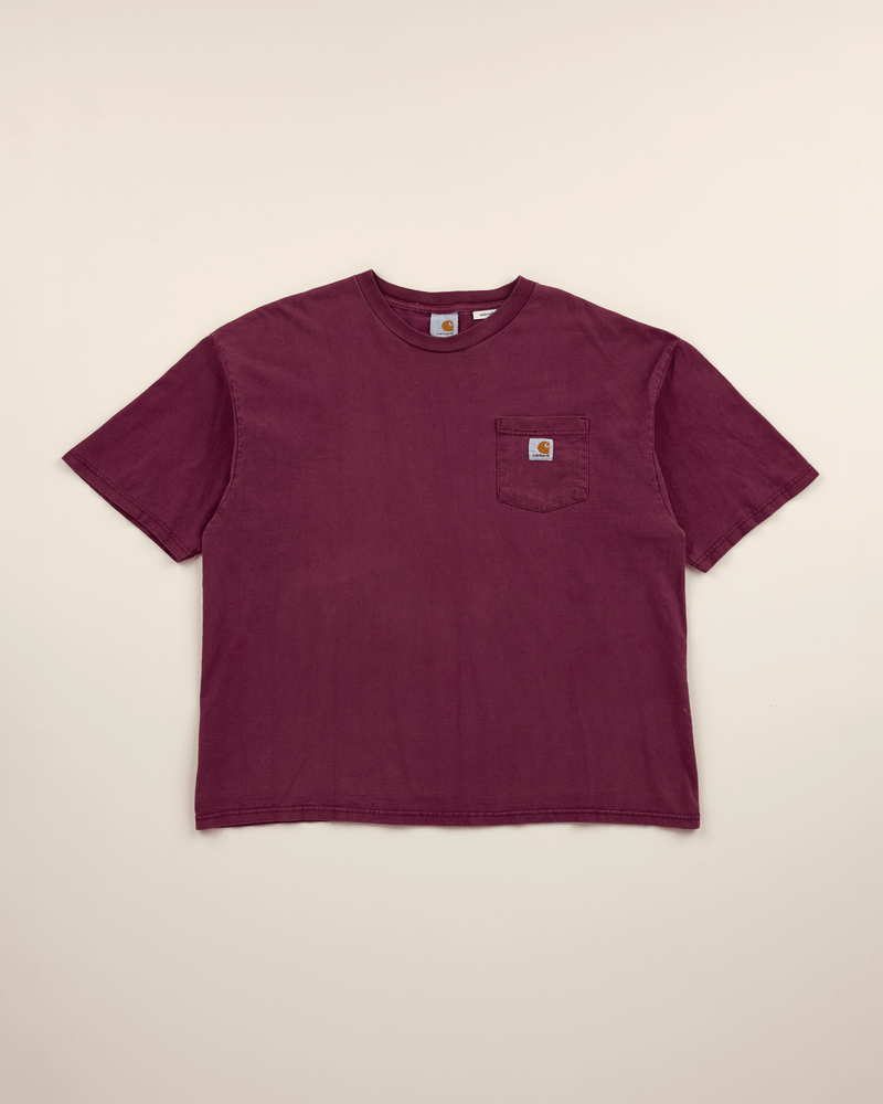 2000s Burgundy Pocket Tee - Extra Large